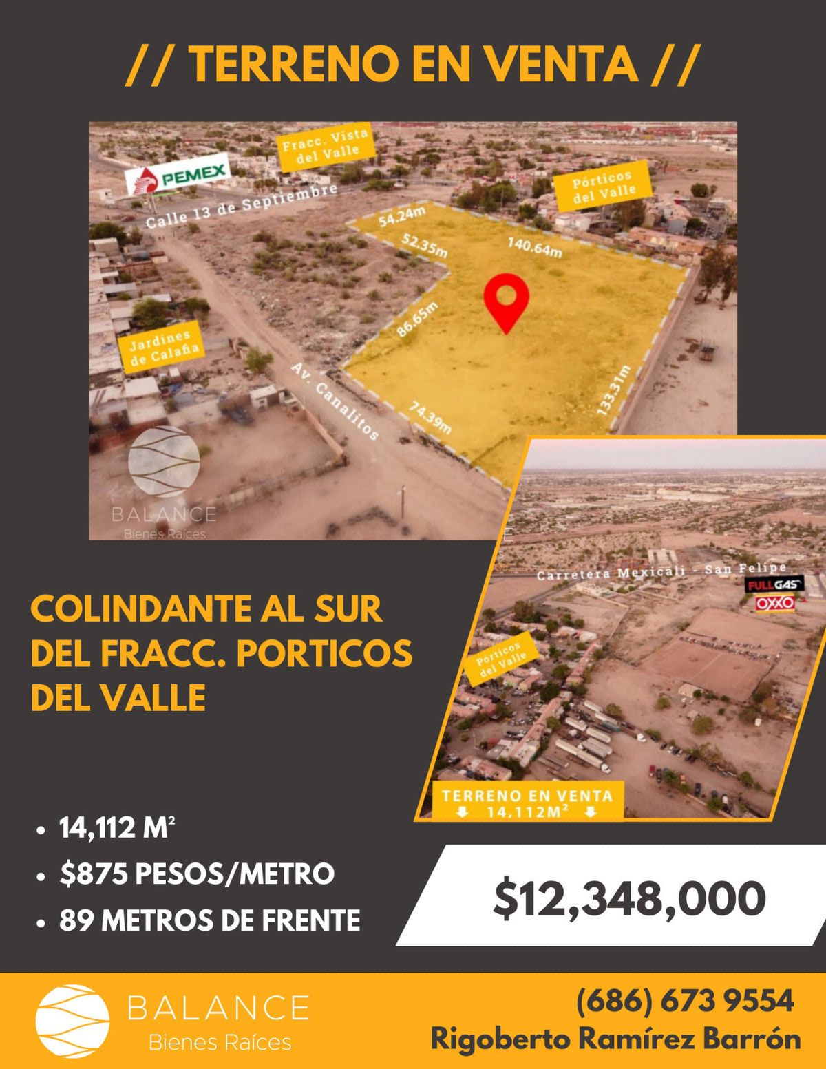 Terreno en Jardines de Calafia, Mexicali, foto 3 de 4