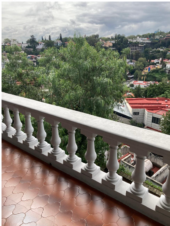 Panorama desde el balcón