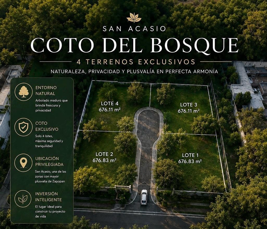 4 Terrenos exclusivos en Hacienda San Acasio , Coto del Bosque Residencial, foto 1 de 10