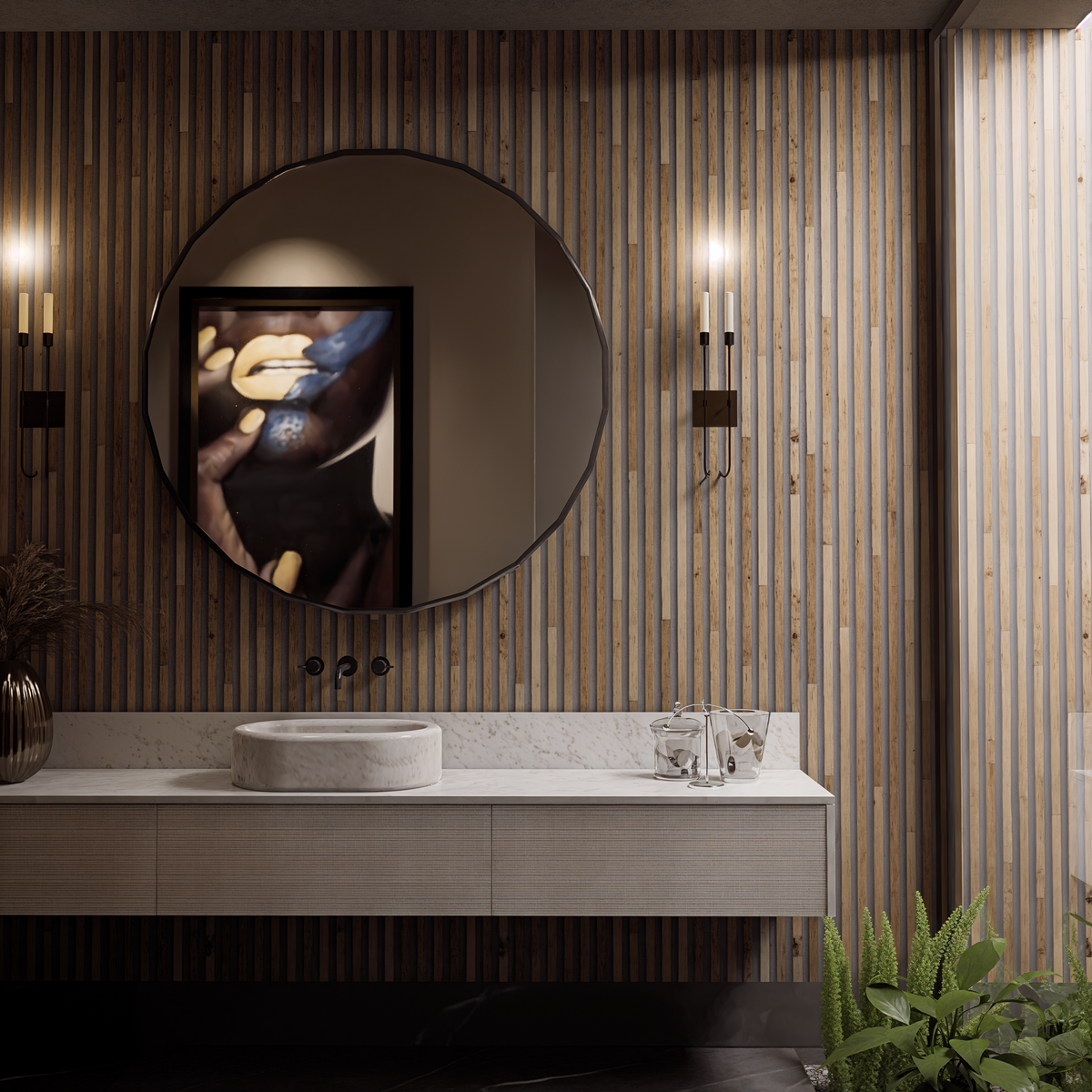 3 de 6: baño de visitas