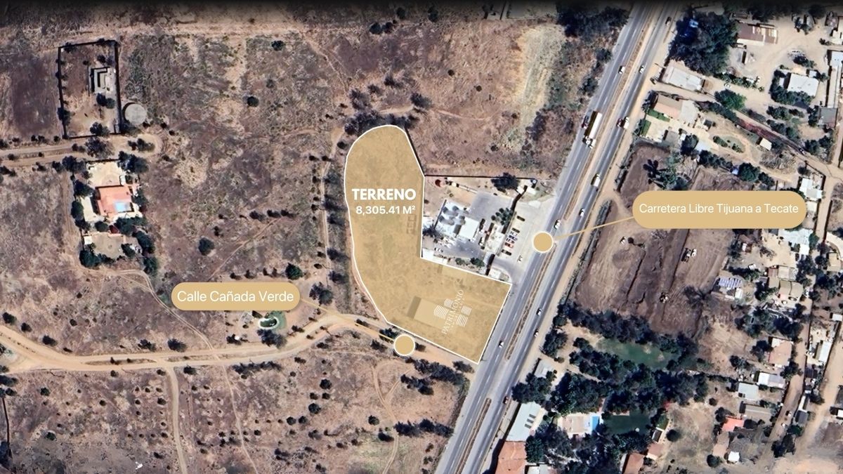 Terreno en VENTA a un costado de la TOYOTA 8,305.41 m²