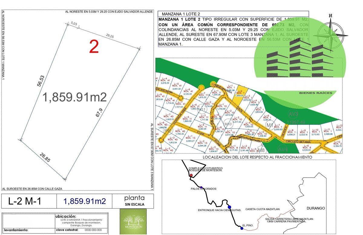 Terreno en Venta en Fracc. Bosques de Montesión