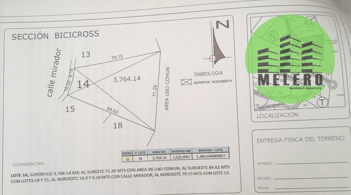 Terreno en Venta en Rancho el Oso