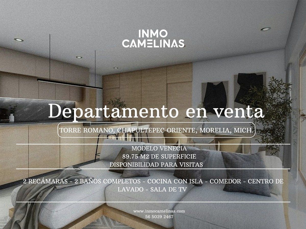 DEPARTAMENTO EN VENTA  CHAPULTEPEC ORIENTE MORELIA MICHOACÁN, foto 1 de 10