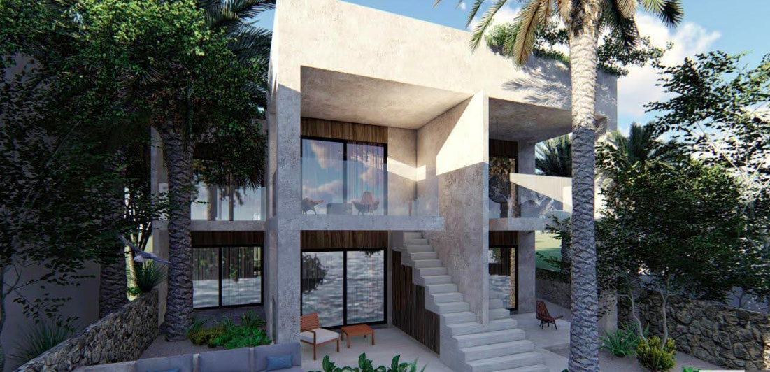 3 de 8: Fachada posterior