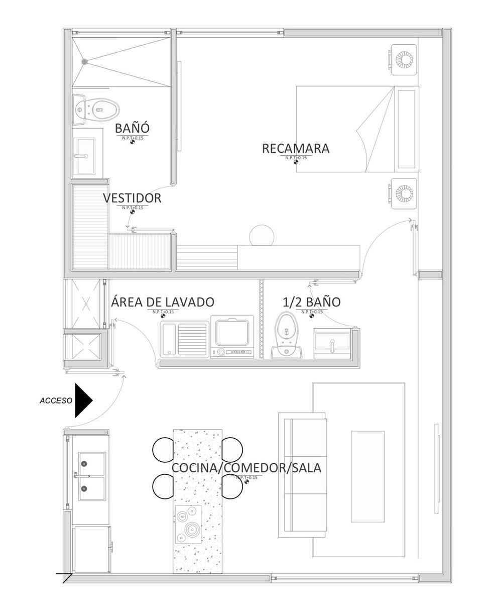 Apartamento em San Ramon Norte, Mérida, foto 9 de 12