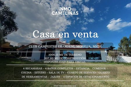 Casa en Venta en Club Campestre Erandeni, Morelia, Michoacán