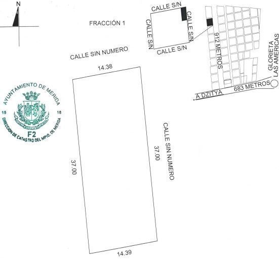 11 de 12: Dimensiones de lote esquina