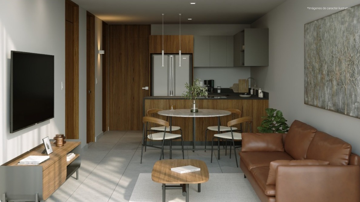 2 de 13: Sala, Comedor, Cocina
