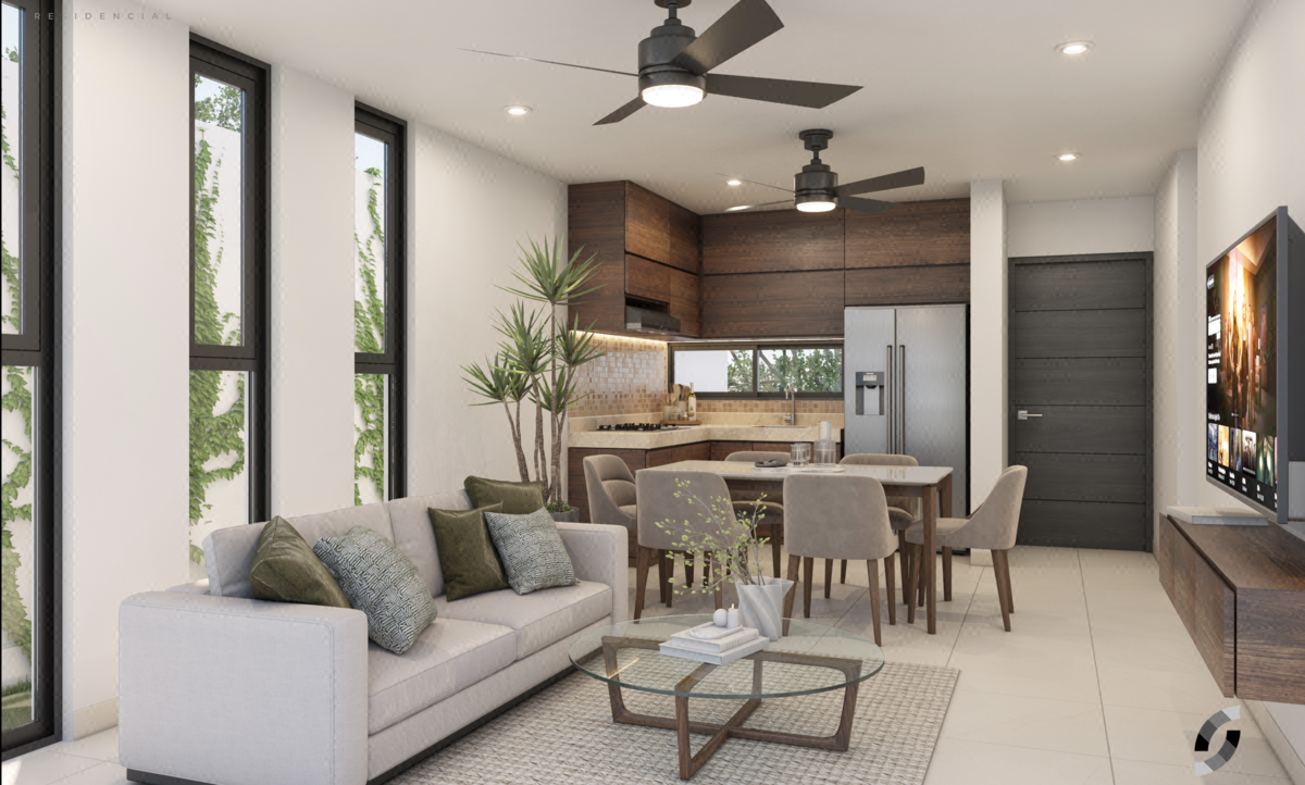Casa en Venta de 2 Recámaras en Conkal en Mérida Yucatán Adentro de Privada