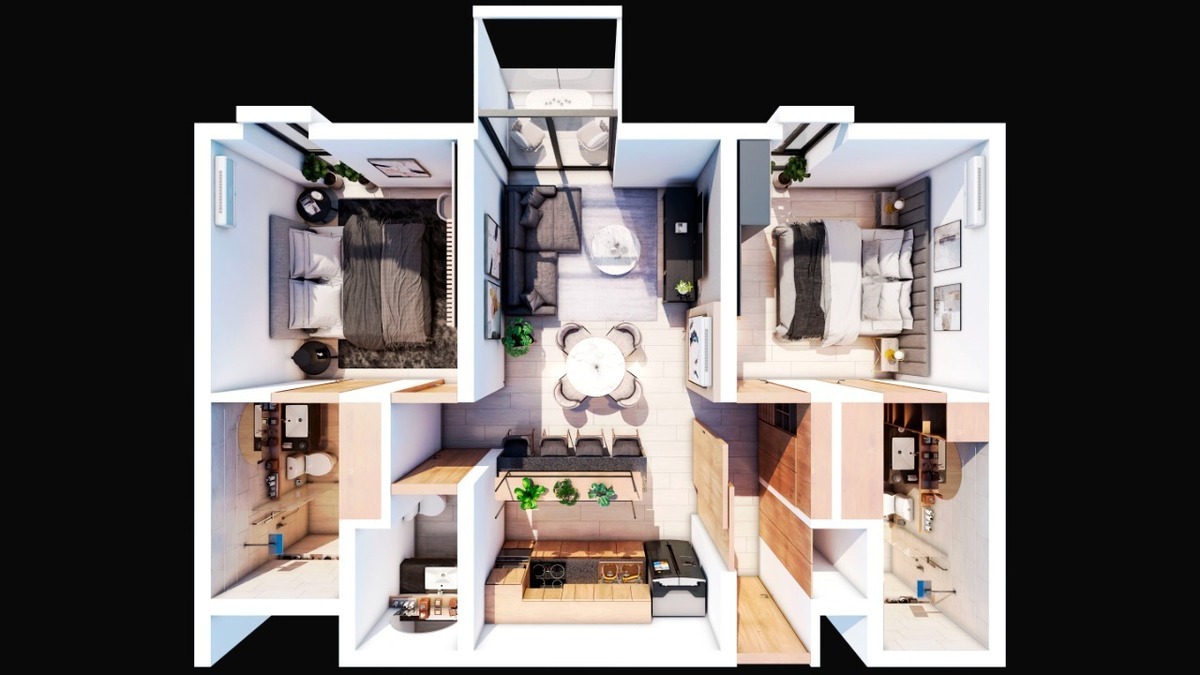 2 de 17: Departamento En Venta En Santa Gertrudis Copo En Mérida