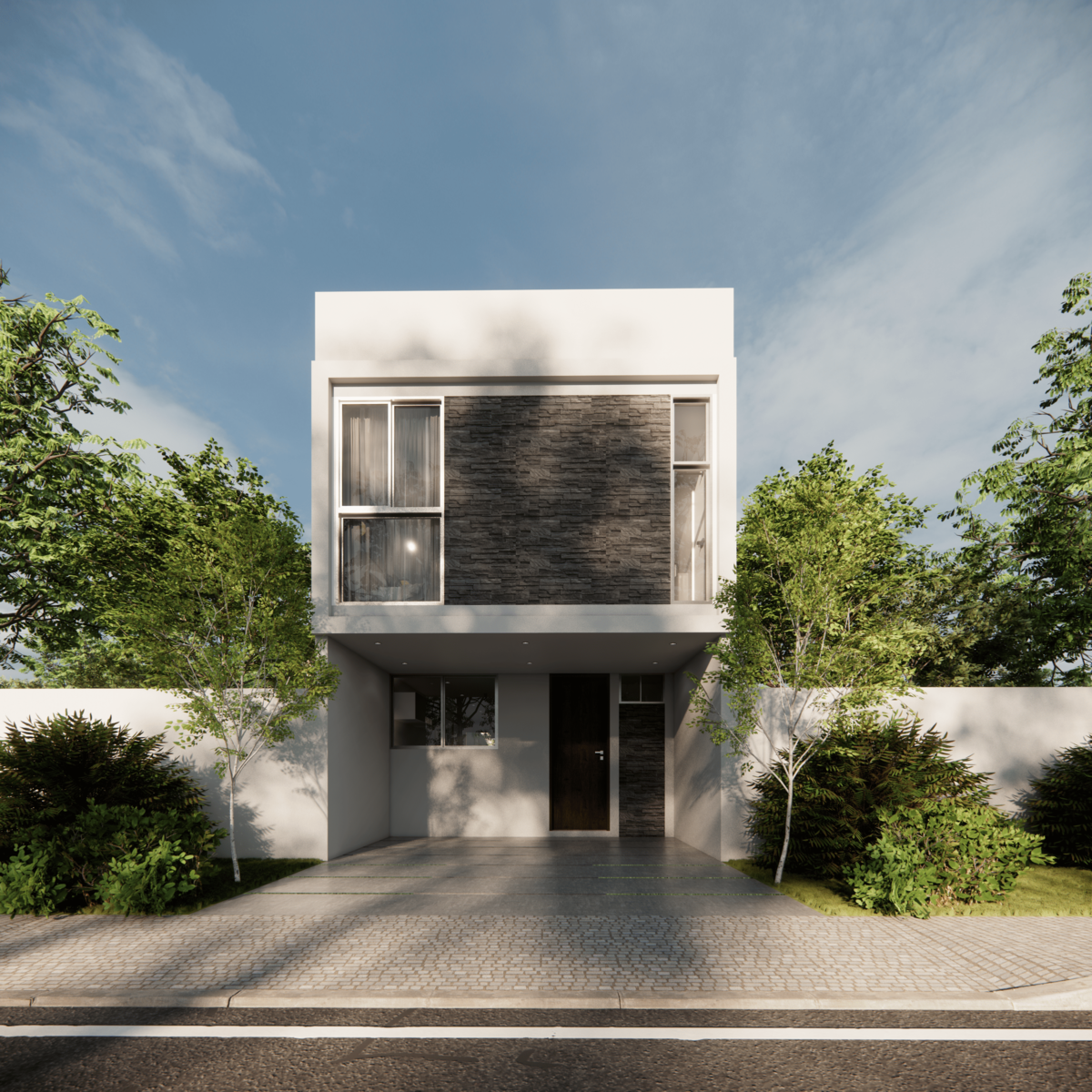 2 de 18: Fachada Render