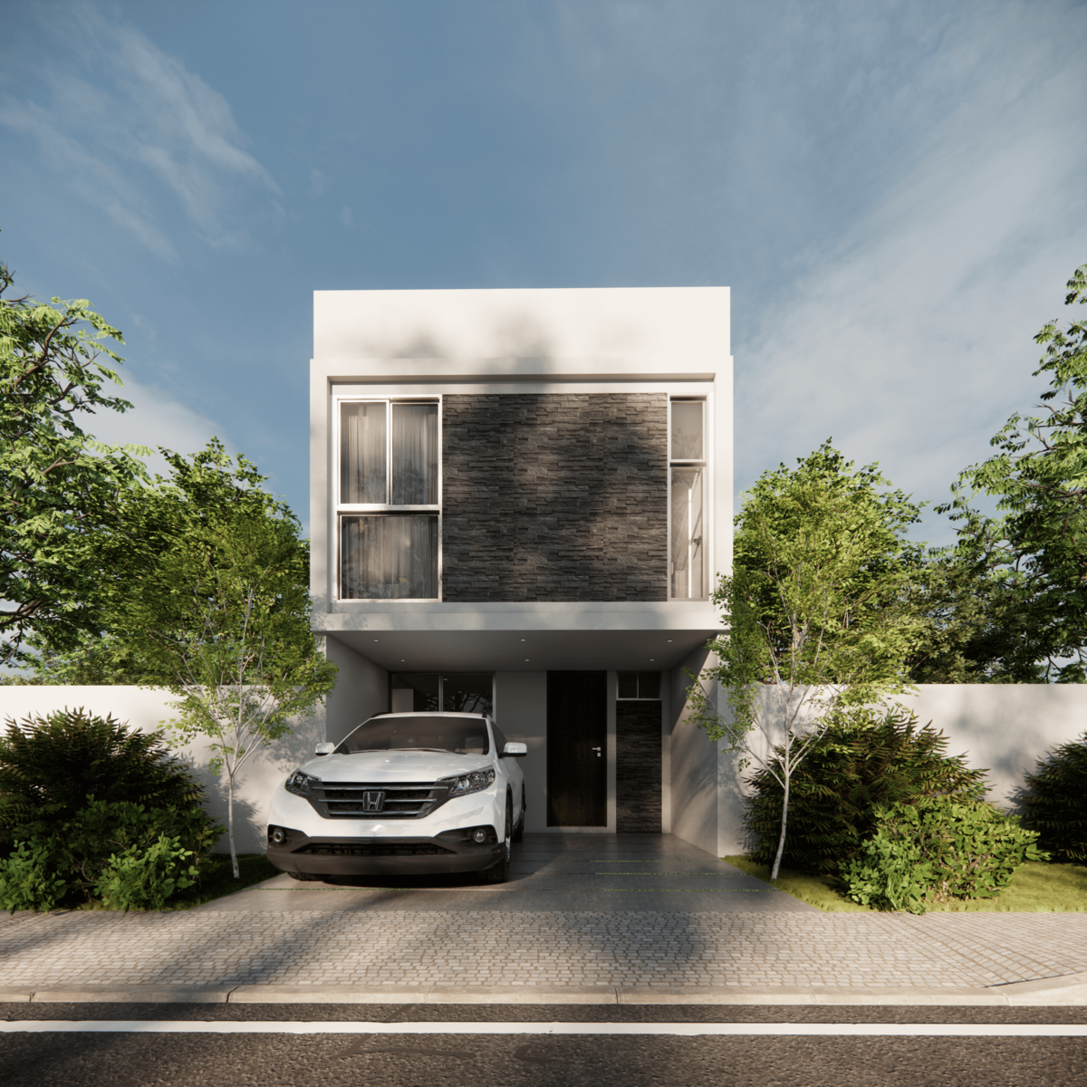 10 de 18: Fachada Render