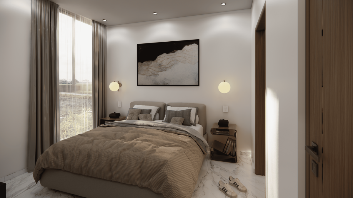 5 de 18: Recámara Render