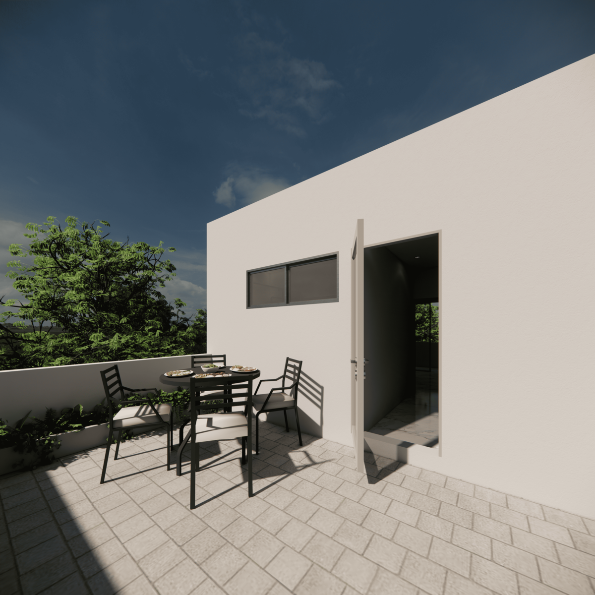 8 de 18: Terraza Render