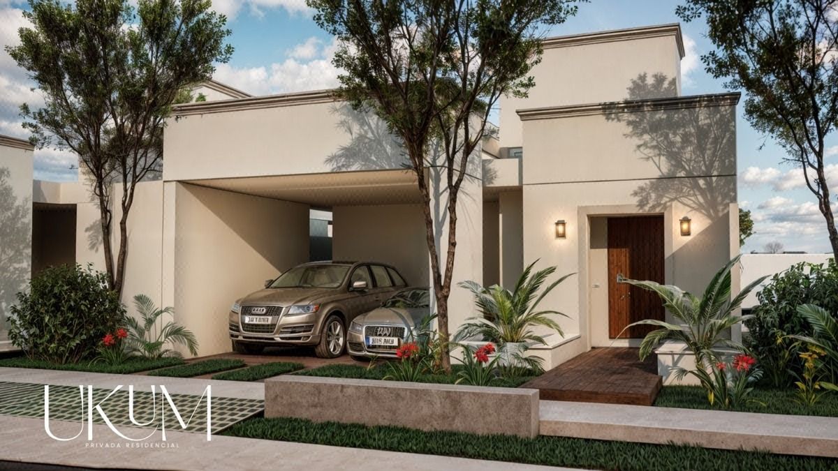 Casas de 1 Planta con 3 Recámaras en la Privada Residencial Ukum Conkal Norte