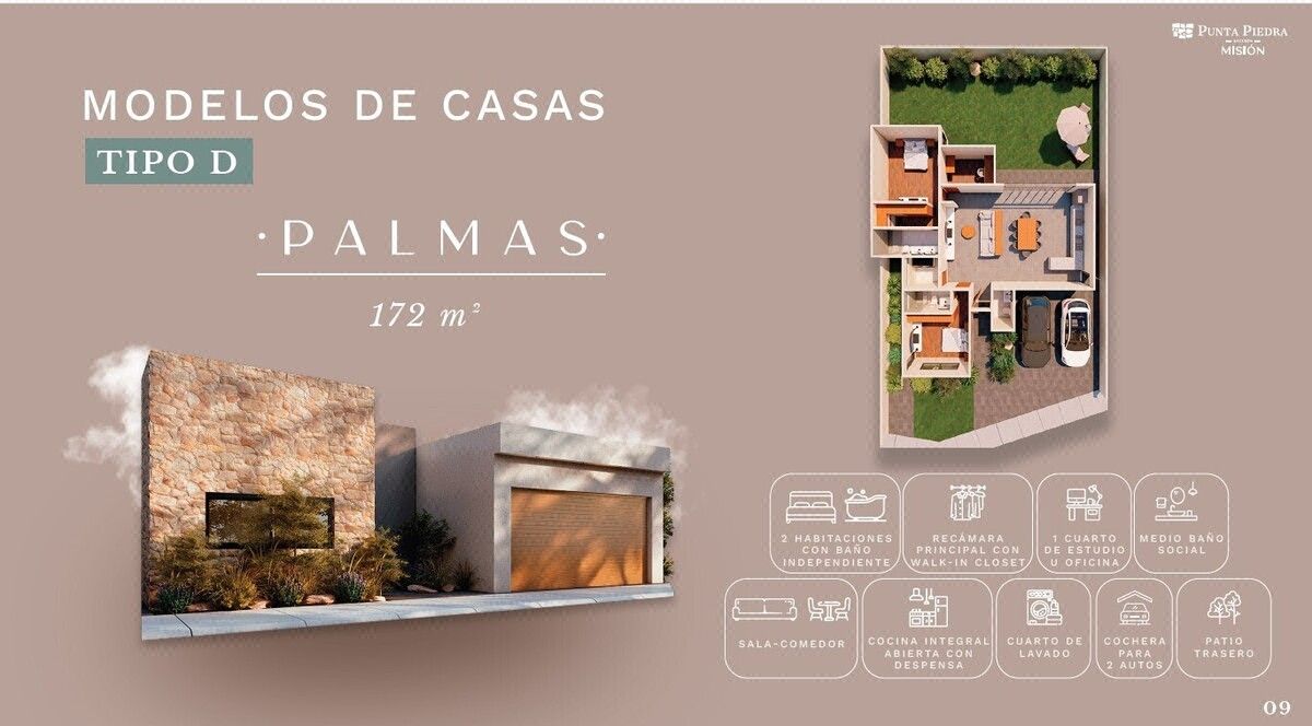 Venta Casas Modelo Palmas en Punta Piedra Seccion Mision Desde
