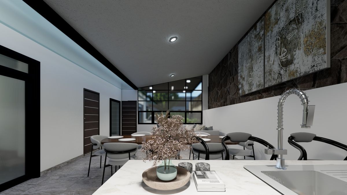 2 de 11: Cocina comedor sala