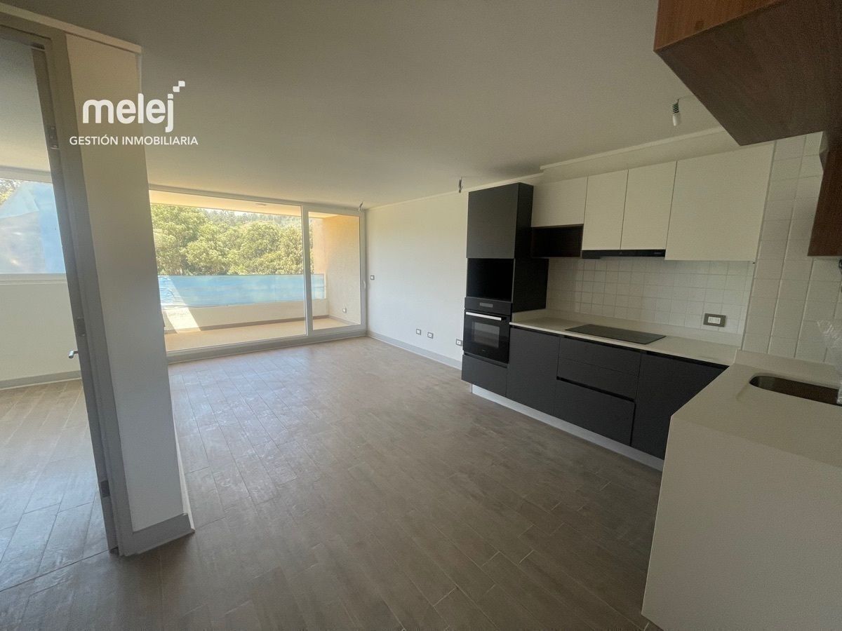 2 of 12: Cocina y living comedor con salida a terraza