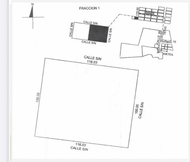 Terreno en Venta en Komchen a 400 Mts de Calle Merida Yucatan