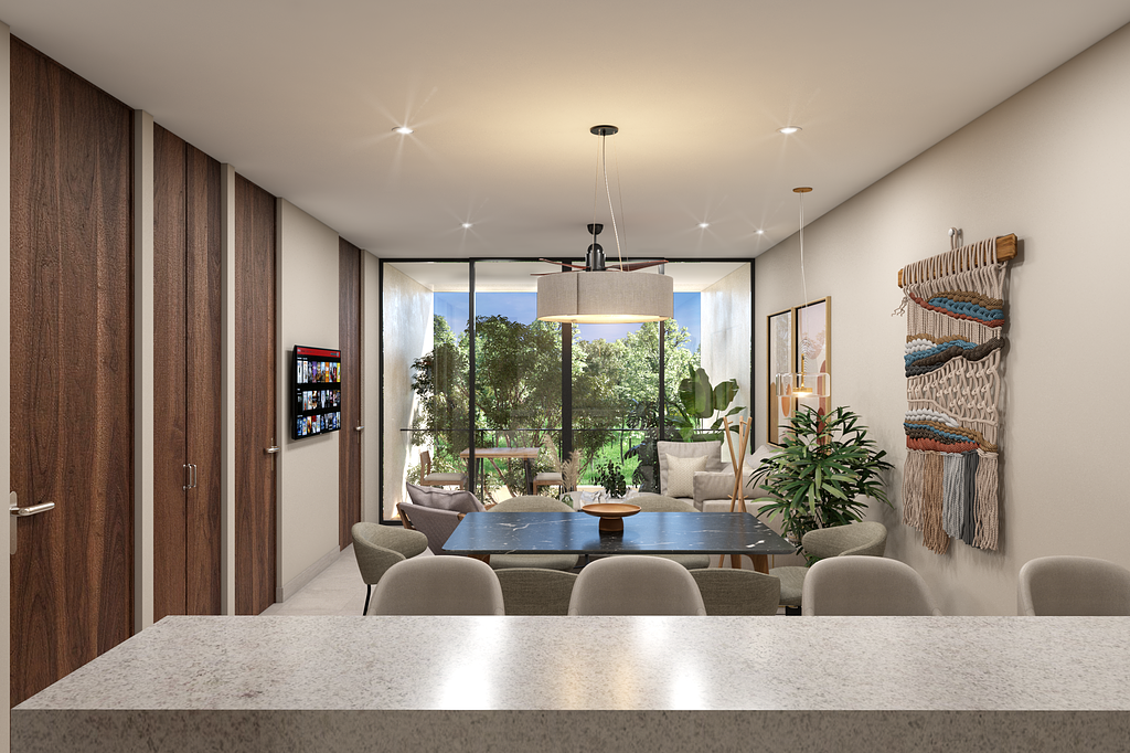 DEPARTAMENTOS DE 1 Y 2 RECÁMARAS EN VENTA EN TEMOZON NORTE MÉRIDA, foto 1 de 8