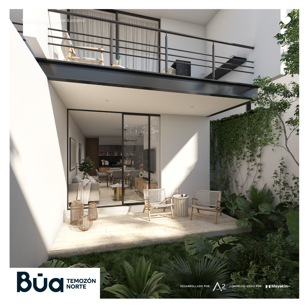 Terraza y Jardin del depa en planta baja