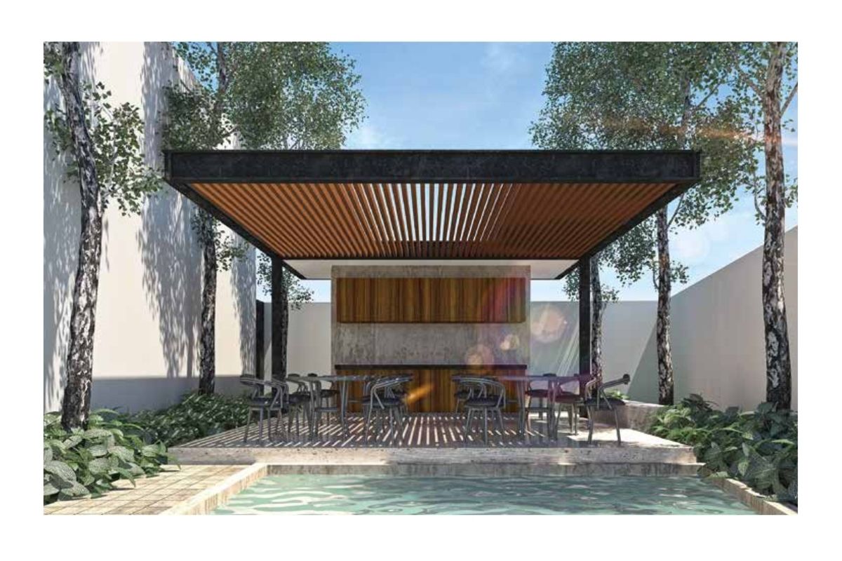 15 de 19: amenidades: aberca y área social