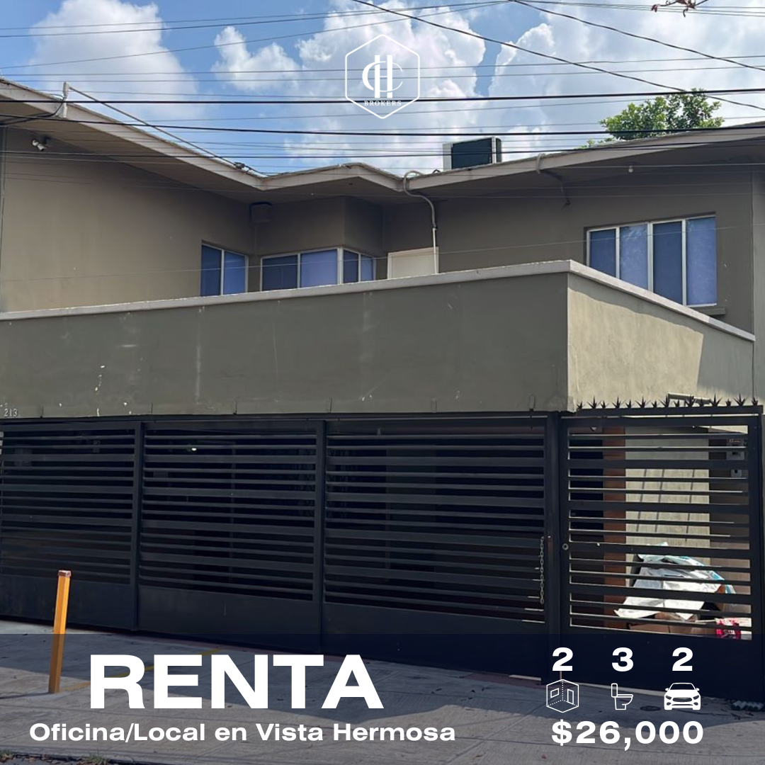Renta de Oficina/Local Comercial en Vista Hermosa