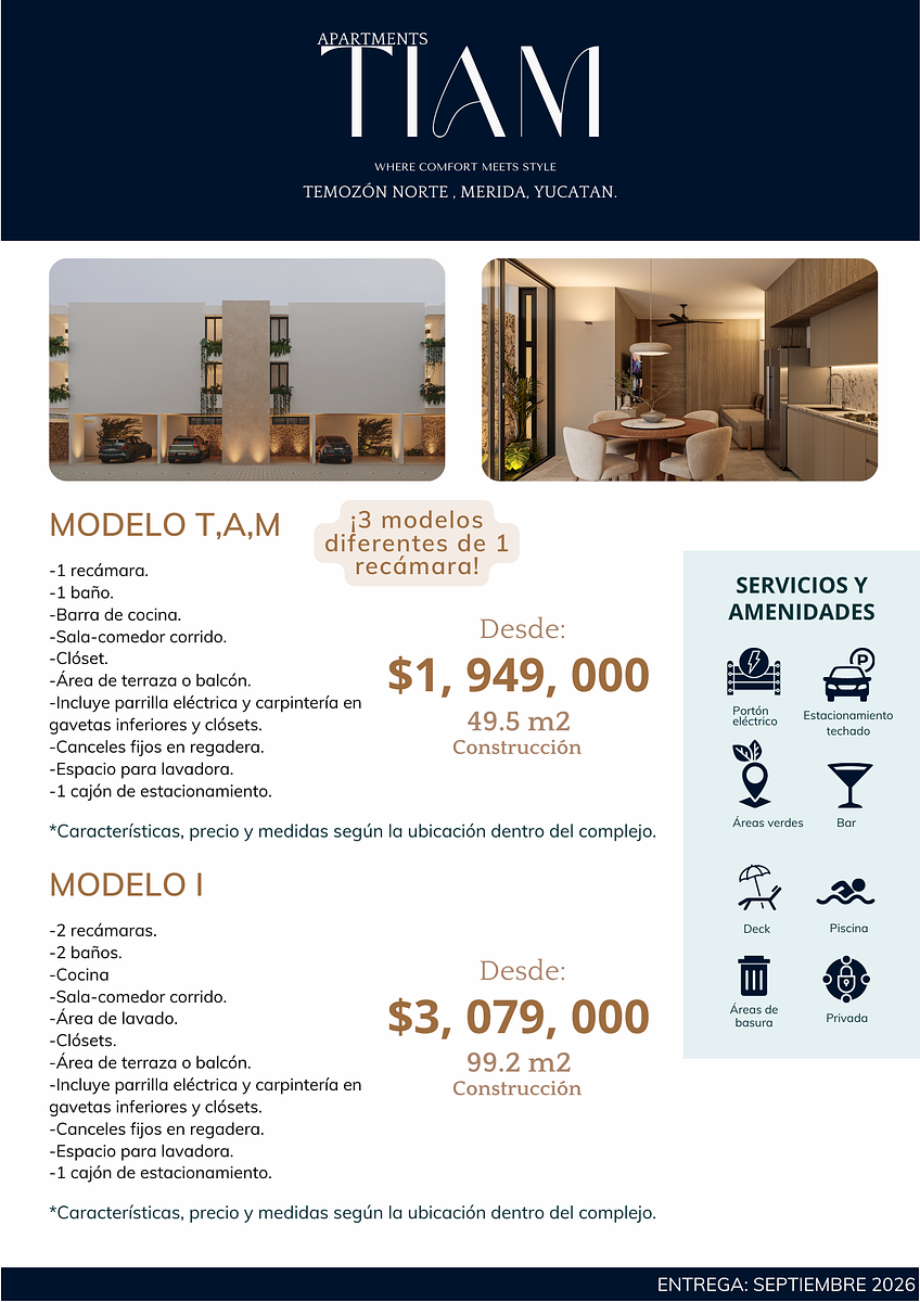 Apartamento em Temozón Norte, Mérida, foto 7 de 10