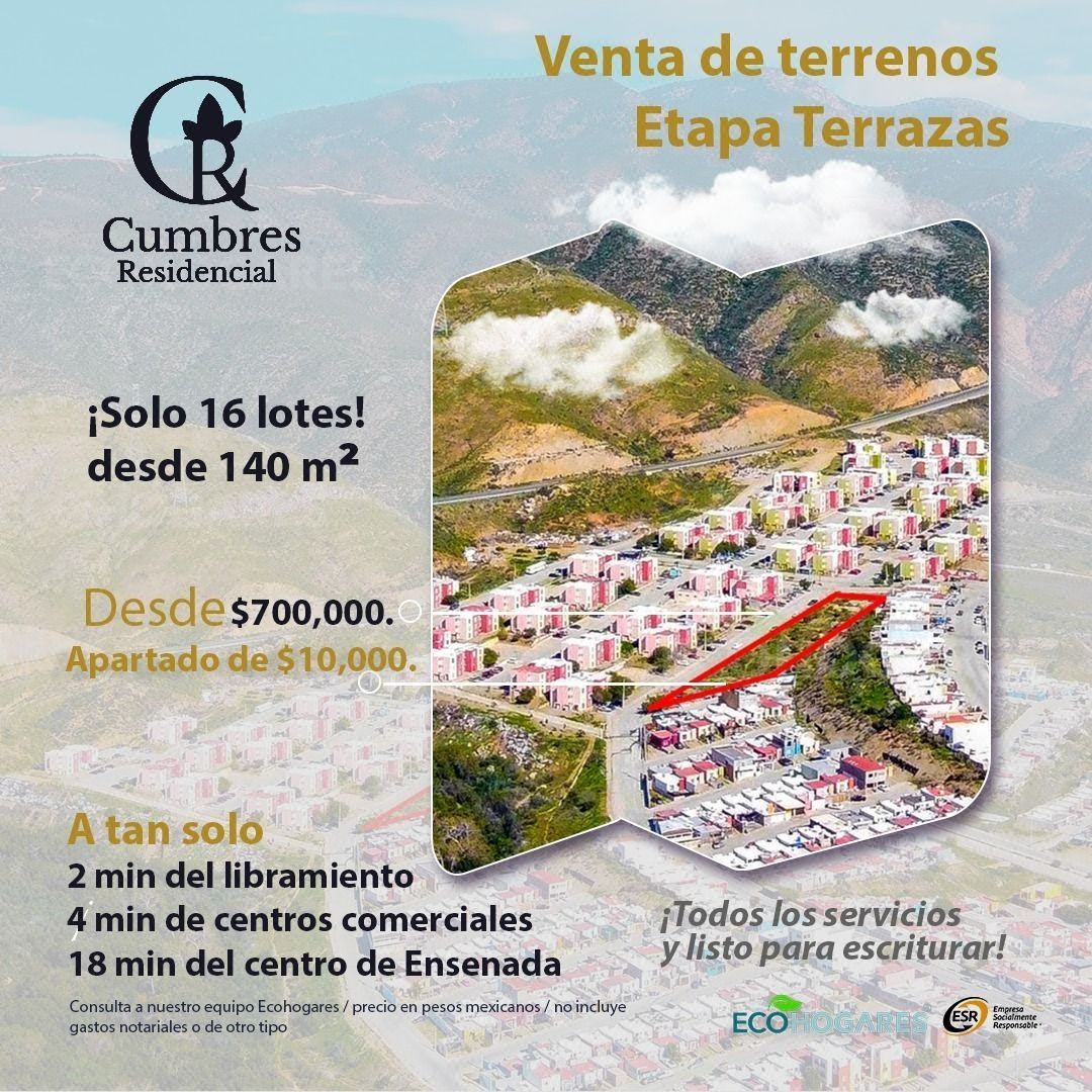 Terrenos en Venta Etapa Terrazas en Cumbre Residencial Desde