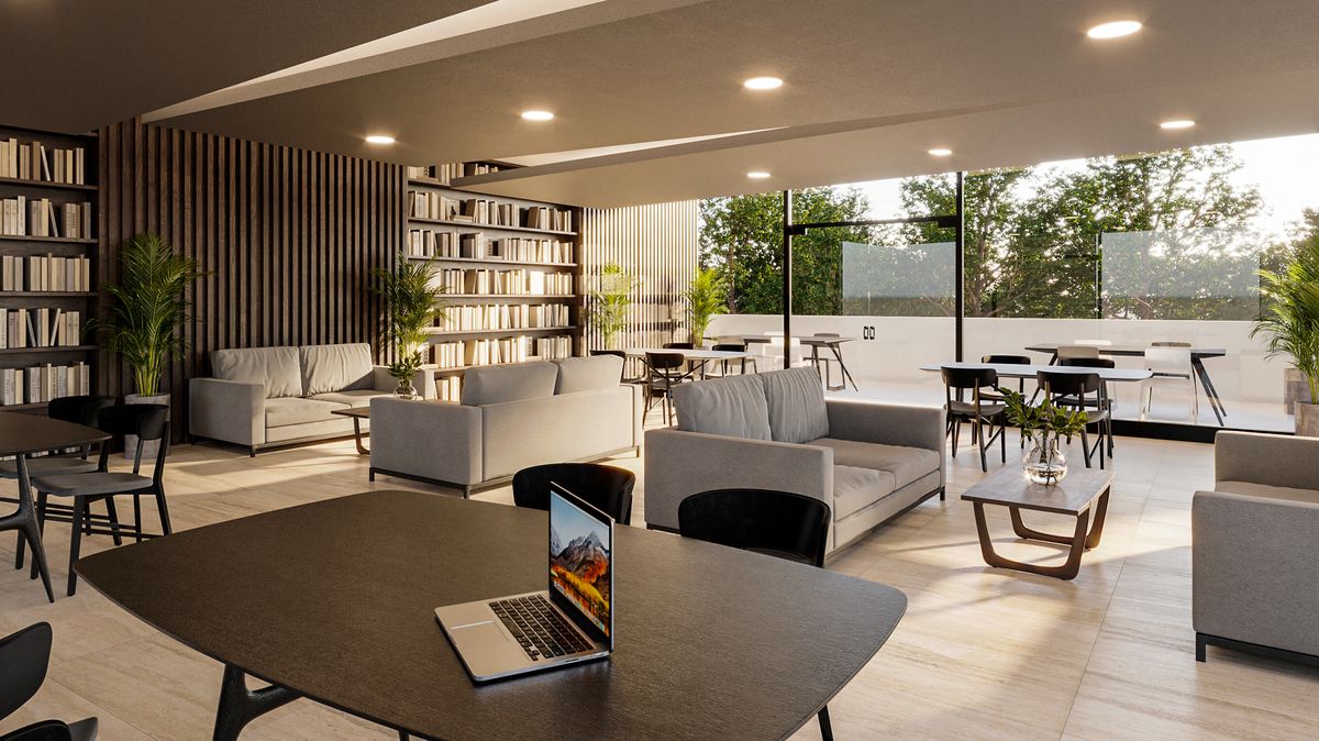 1 de 14: Zonas de estudio y coworking