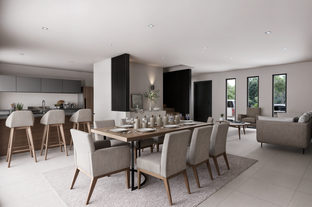 SALA , COMEDOR Y COCINA