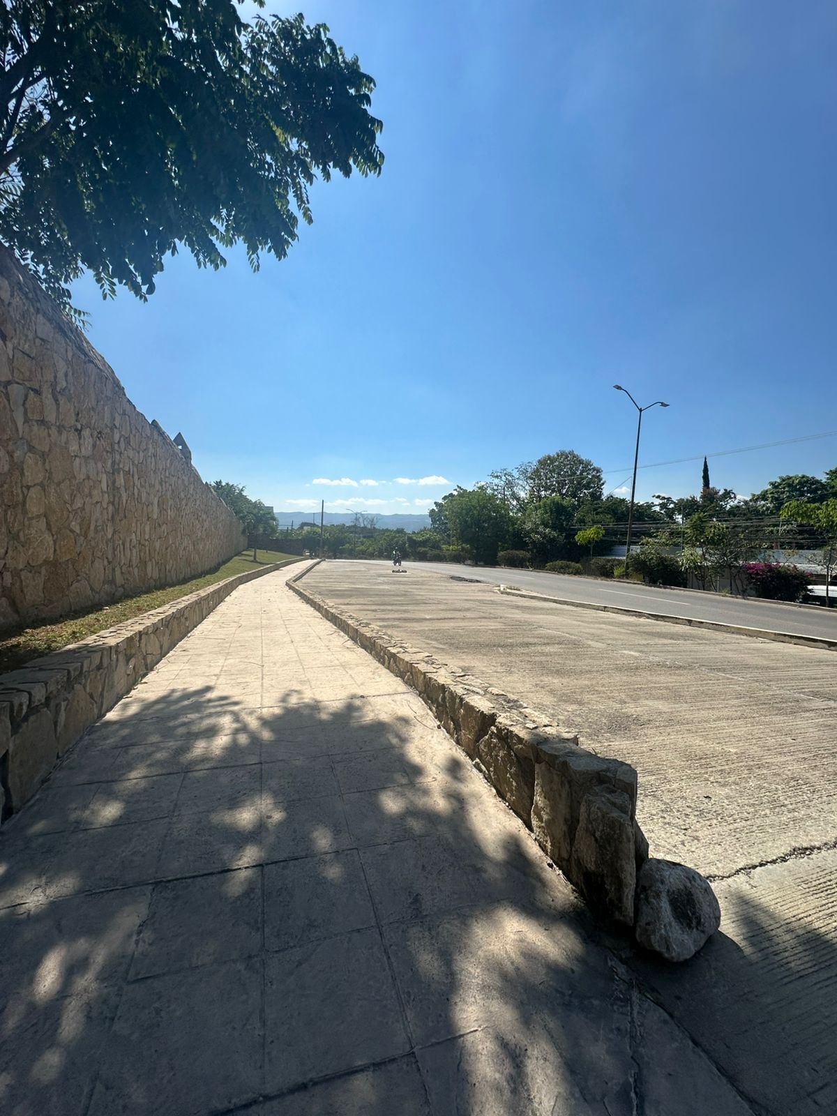 10 de 10: Acceso pavimentado sobre avenida Emiliano Zapata.