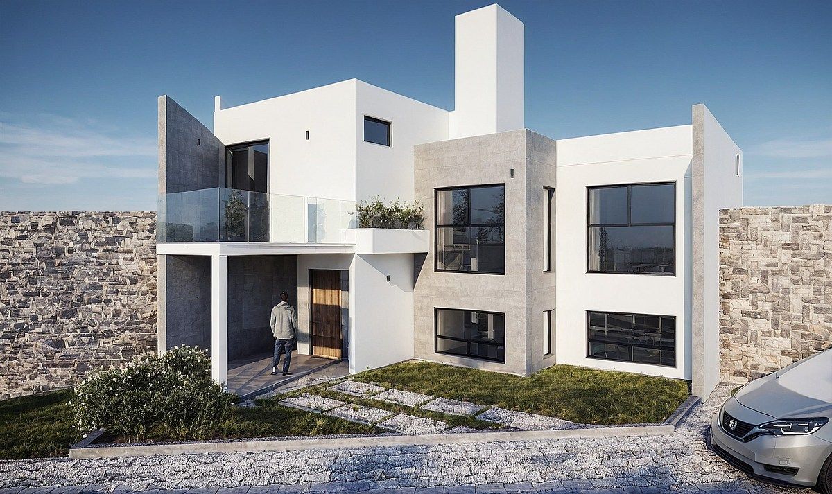 1 de 43: Render Fachada Principal