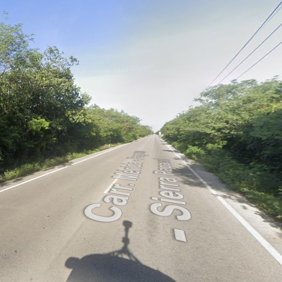 5 of 10: carretera hacia el terreno