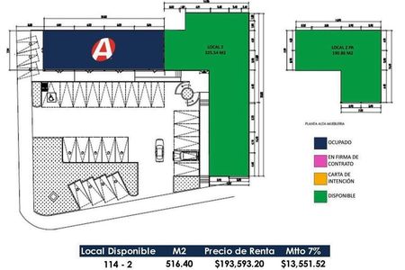 Local comercial en Renta, 516.40 M2, Av. Paseo de los Leones.- $193,593 +iva
