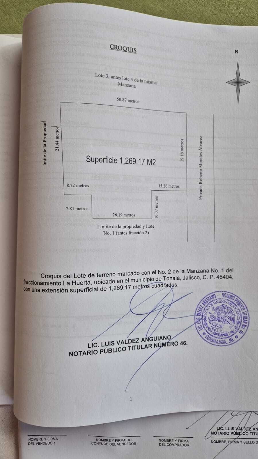 Foto 2 de Terreno uso mixto, en venta en Tonalá