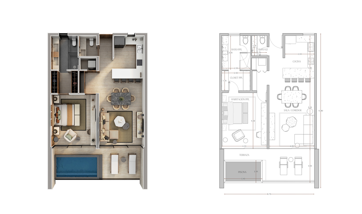2 of 40: Modelo Gardenview 1°, 2° y 3° Piso