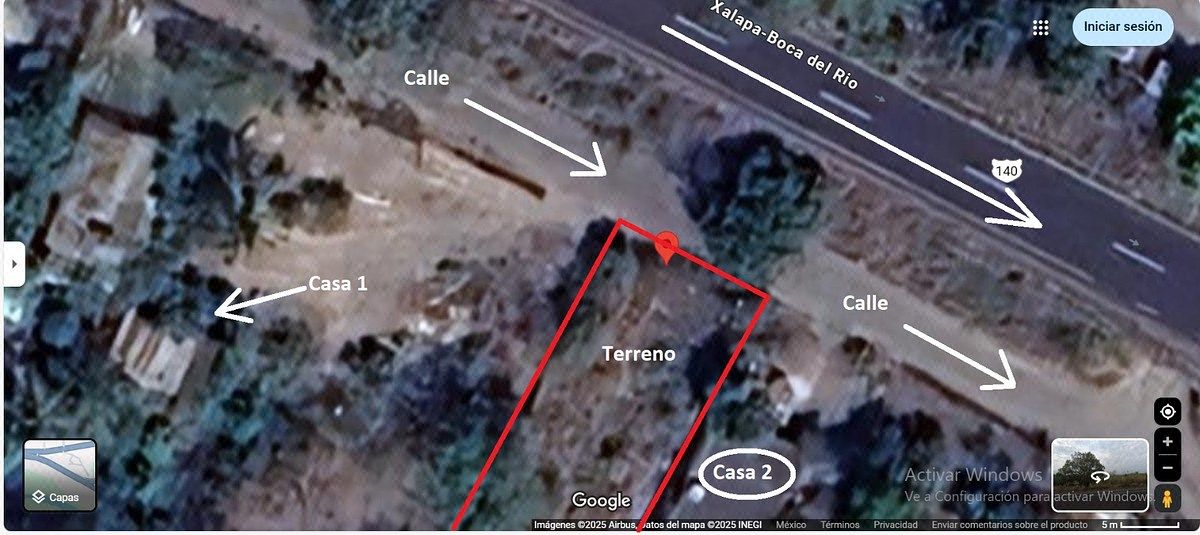 Terreno de 1,275 m2 en venta A PIE DE CARRETERA VERACRUZ-XALAPA