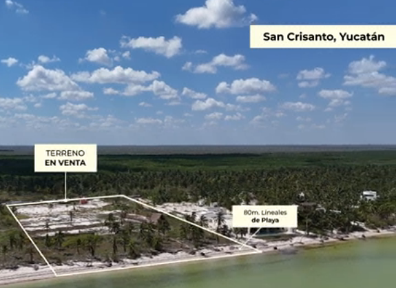 Macrolote para Desarrollar en Venta Frente al Mar Telchac Puerto, Yucatan