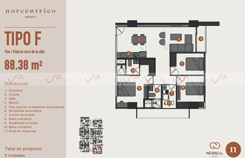 Apartamento em Monterrey Centro, Monterrey, foto 11 de 16