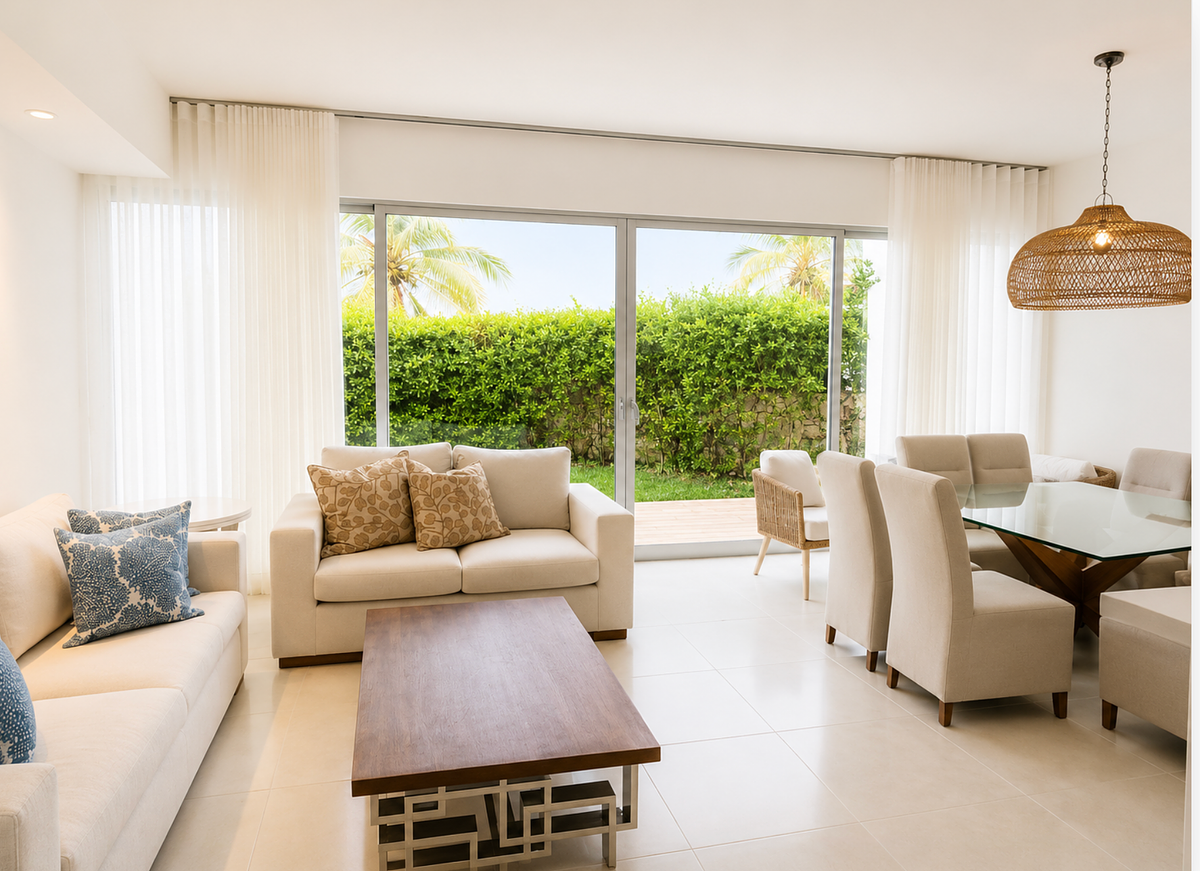 Townhouse Amueblado con Jacuzzi Privado en White Sand, Punta Cana | Permite Airb, foto 1 de 8