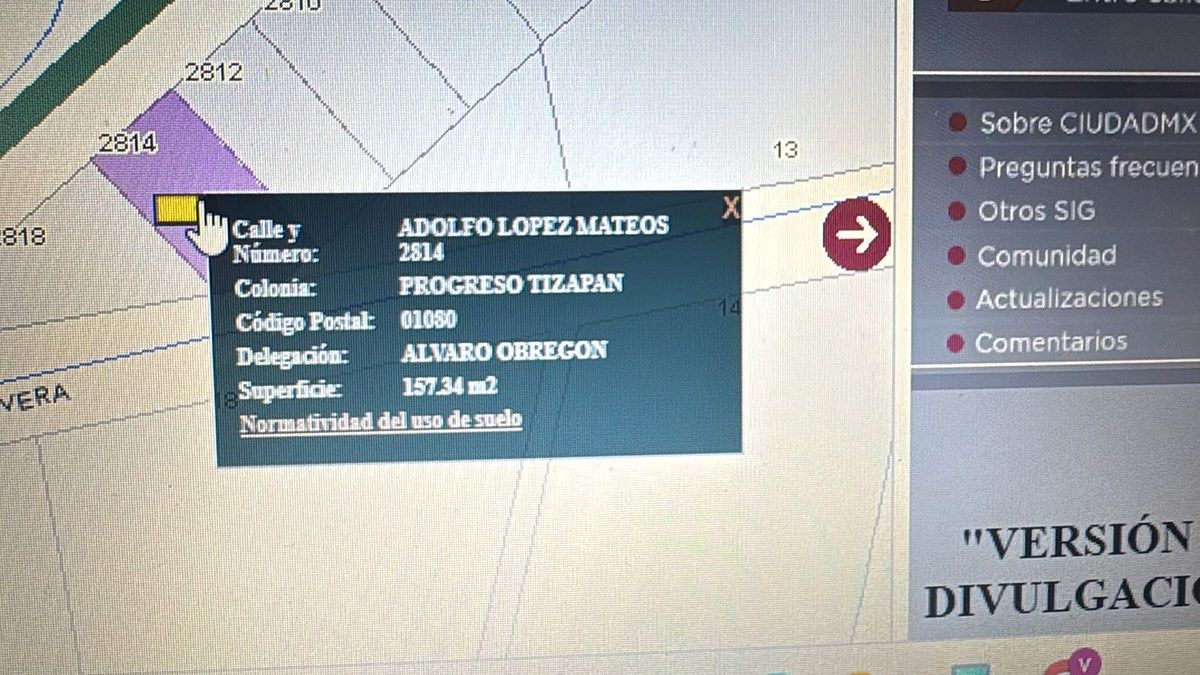 Lote em Progreso Tizapán, Álvaro Obregón, foto 6 de 8