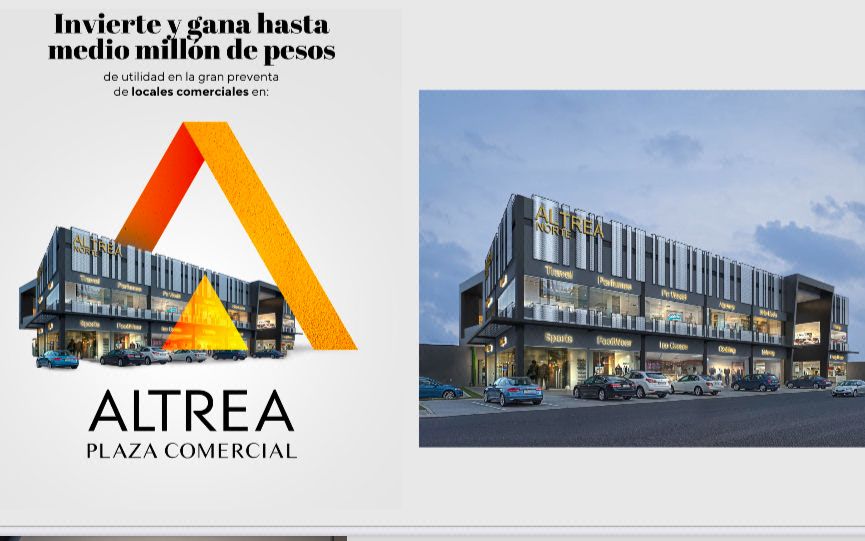 Locales comerciales en renta o venta en Altrea Norte