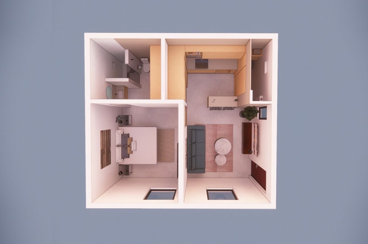 8 of 16: Render vista distribución