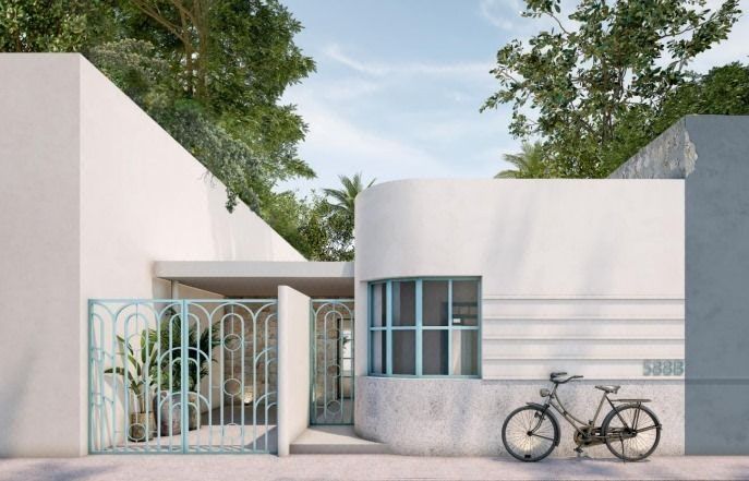 Casa en Venta en el Centro de Merida de un Piso, Barrio de Santiago