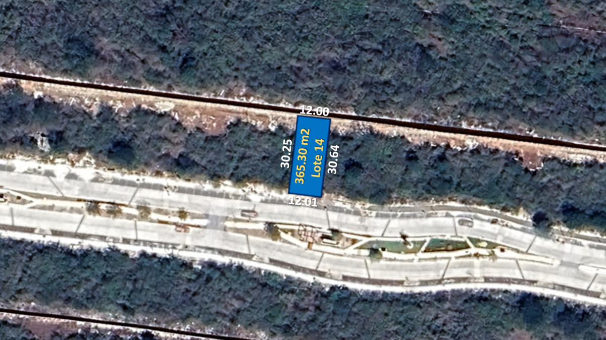 Terreno de 365.30 m2 en la Privada Éntretat Santa Gertrudis Copó Mérida
