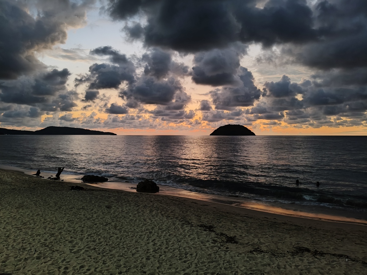 19 de 21: Atardecer en el Oceano Pácifico