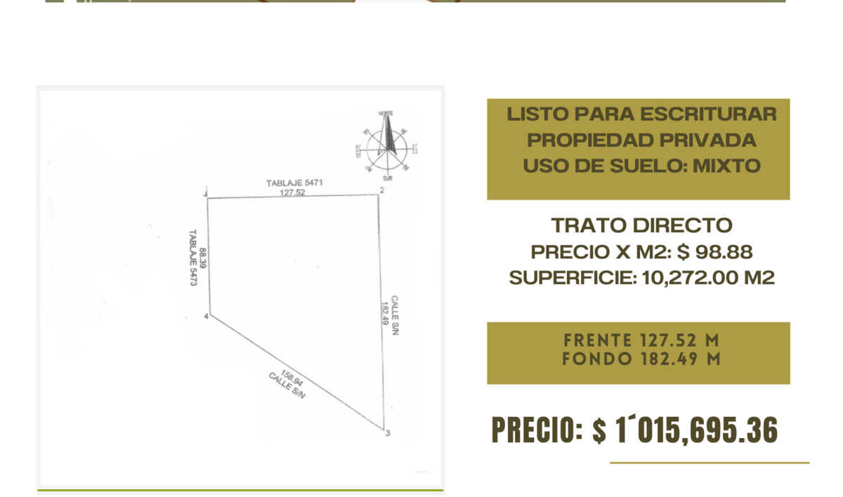 Terreno para desarrollar en Tixcuncheil - foto 1