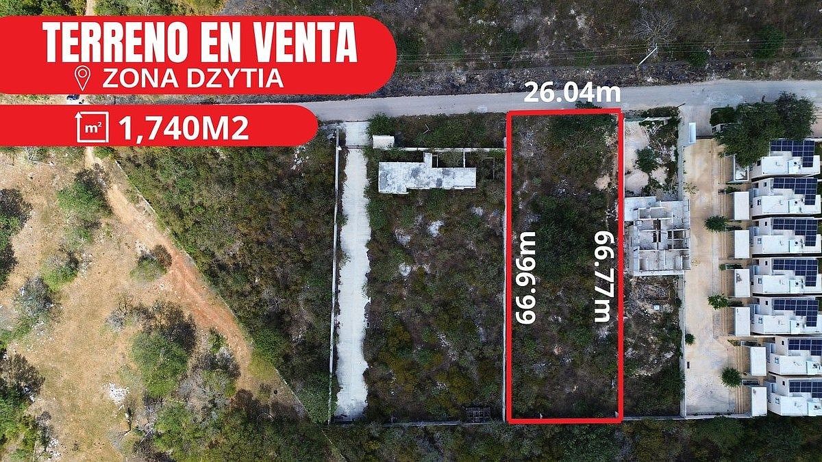 Terreno (1.740m2) à Venda em Dzitya, foto 1 de 19